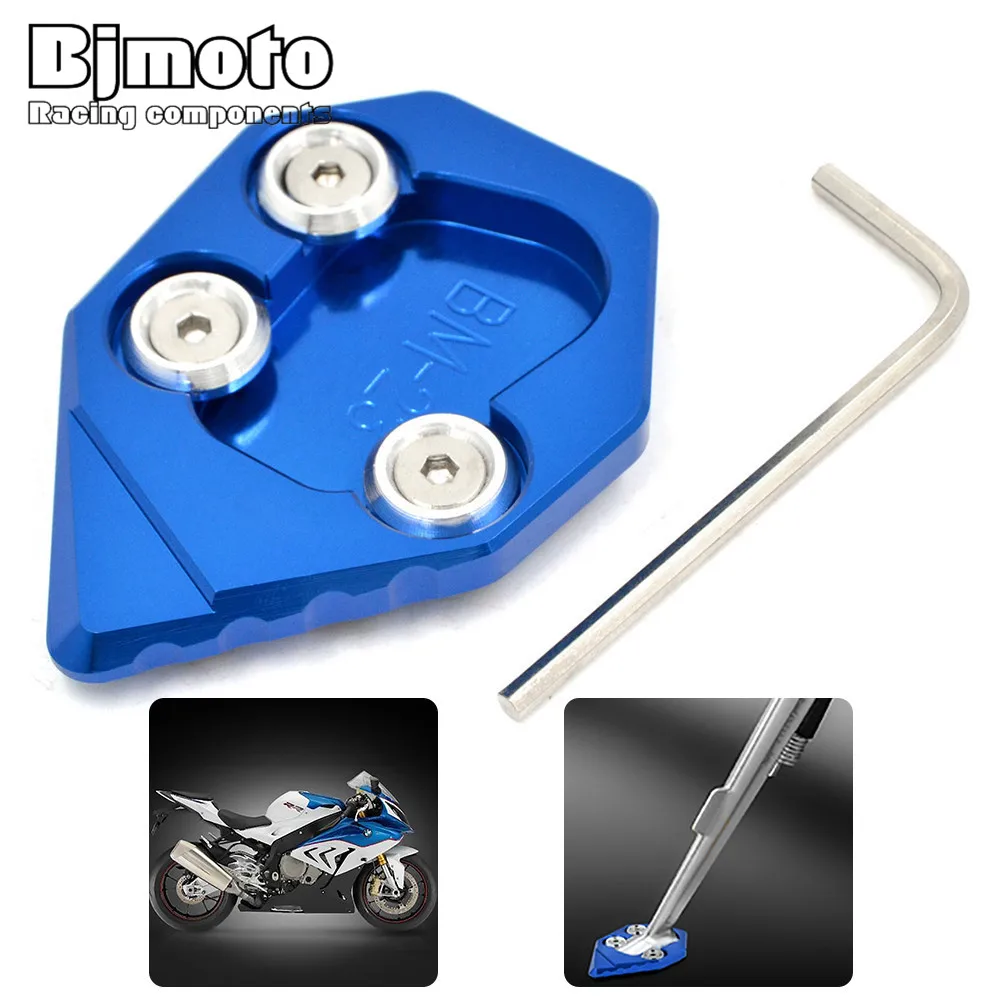 

Motorcycle Side Stand Kickstand Enlarge Extension Pad For BMW S1000RR S1000 RR S 1000RR 2015-2016
