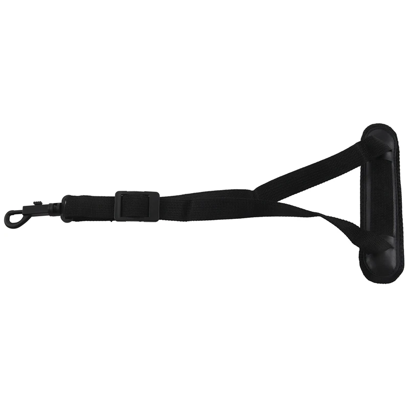 Ремешок для саксофона на шею с защелкой мягкий регулируемый черный|Куклы| |