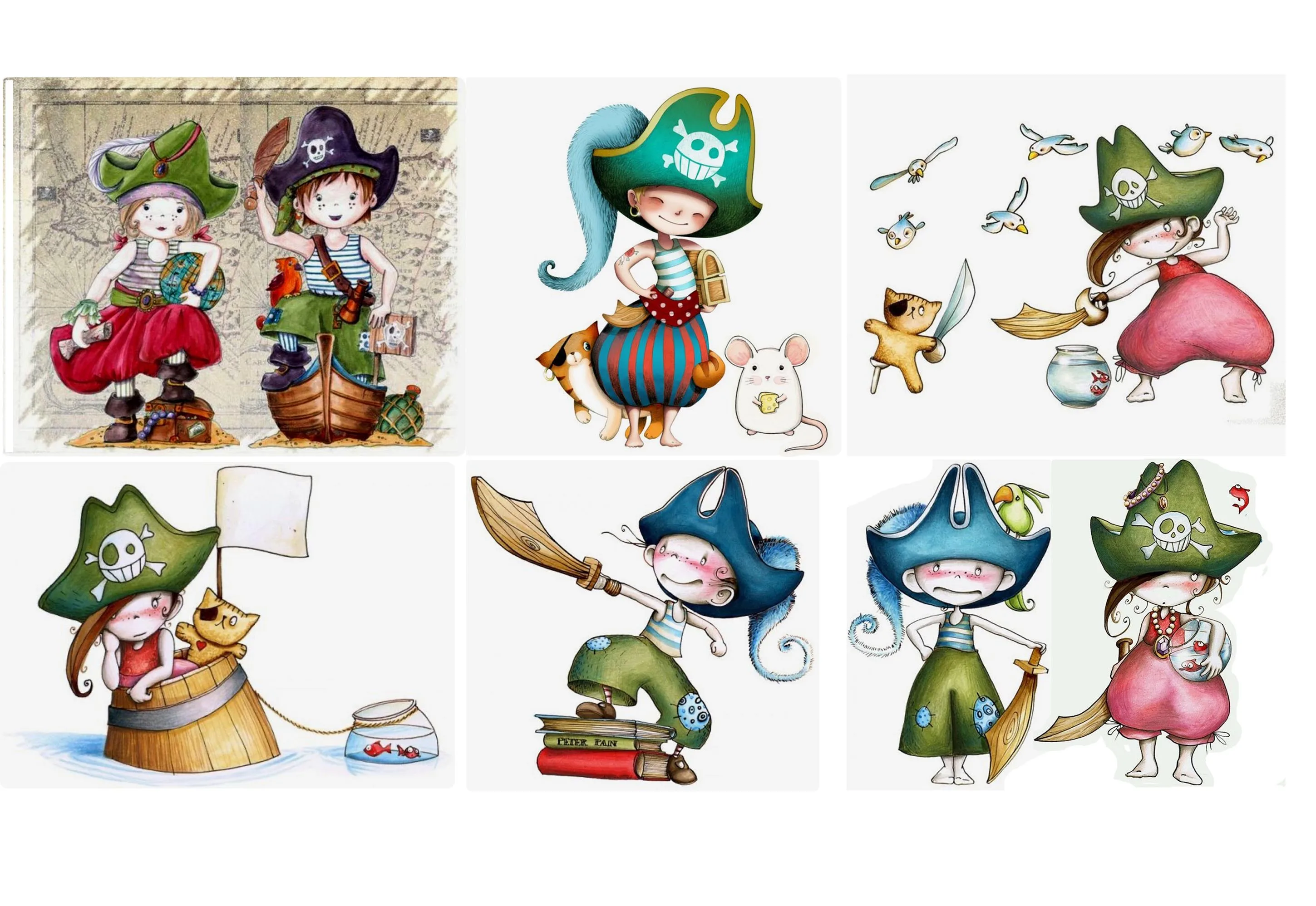 Пират мальчик девочка Сделай Сам клип карты металла высечки делая новую