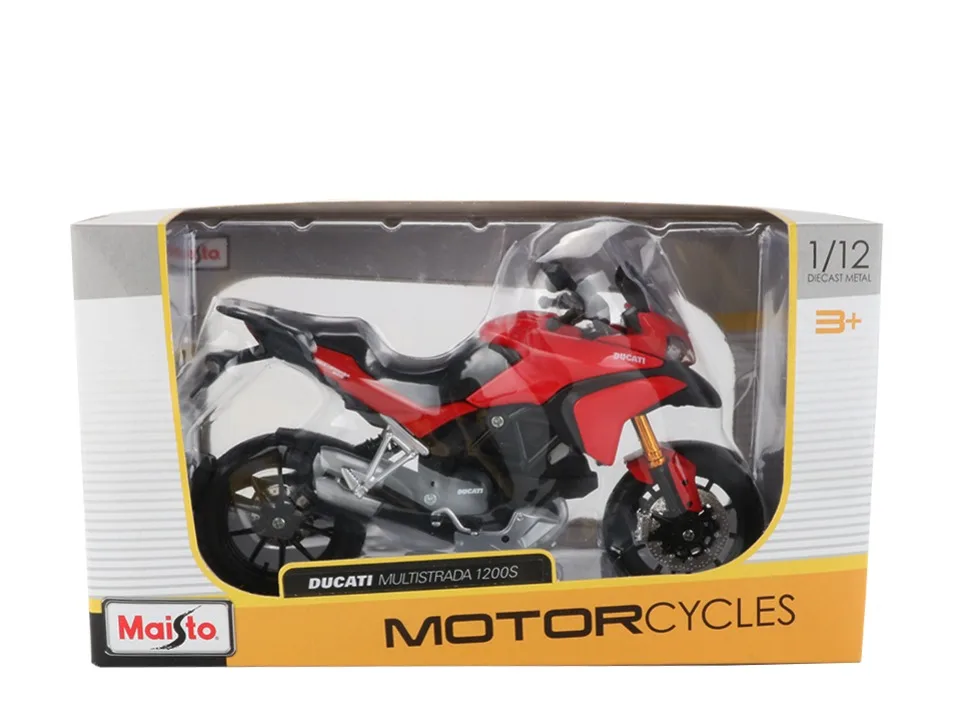 Maisto 1:12 Scale Alloy Motorcycle Model Toy Motorbike Mountain Bike Racing Vehicle 1200S Creative Cars Toys For Children Gift