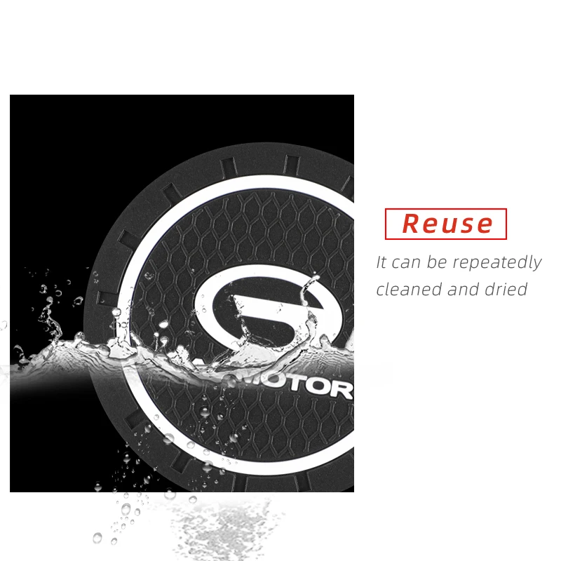 2 шт. автомобильные Нескользящие Коврики Для Стакана Воды Trumpchi Gac Gs4 Gs5 Coupe Ga4 Gs8 Gm8 -