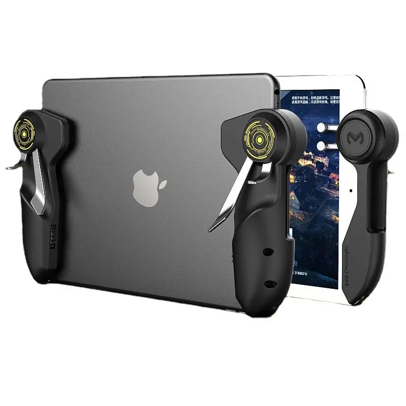 

Mobile PUBG Game Controller For Ipad Tablet Six Finger Game Joystick Handle Aim Button L1R1 Shooter Gamepad Trigger