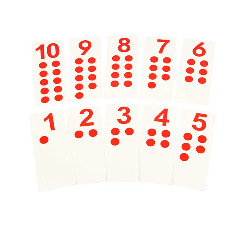 Монтессори материалы математические цифры и счетчики карты Развивающие