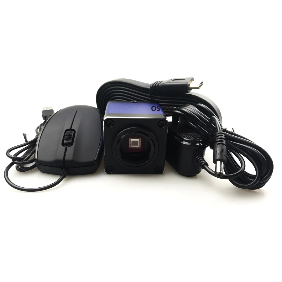 Industry HD1080p 60fps HDMI Output Measurement USB Drive Storage Digital Microscope Camera Sony IMX 355 Sensor C/CS Interface |
