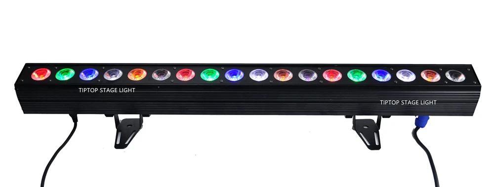 Gigertop 18x18 Вт RGBWA UV 6в1 пиксельный светодиодный светильник для прожектора 1 м длиной Tyanshine светодиоды индивидуальный DMX вентилятор для управления крутая модель для помещений