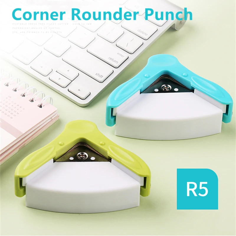 

KW-trio Corner Rounder Punch R5 5mm Border Punch Round Corner Paper Cutter Card Scrapbooking for DIY Handmade Crafts 9Z194