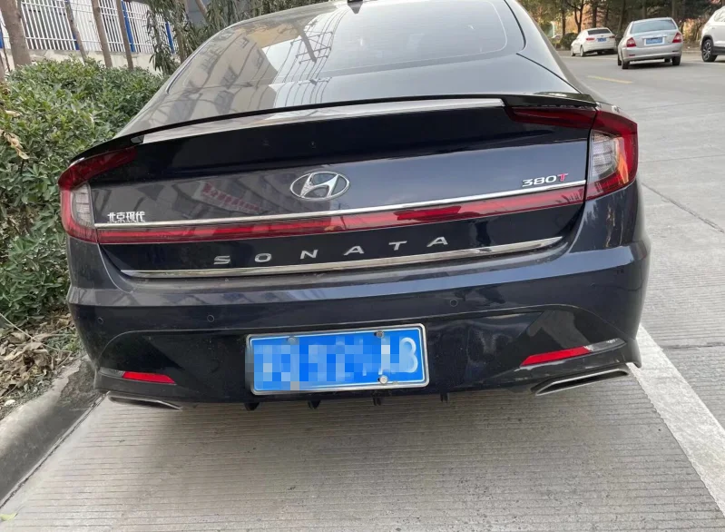 Для Hyundai Sonata DN8 спойлер заднего багажника крыла tail ABS материал специально для