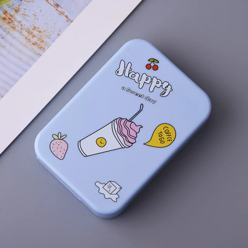 Чехол для контактных линз с зеркалом 2 коробки|Аксессуары очков| |