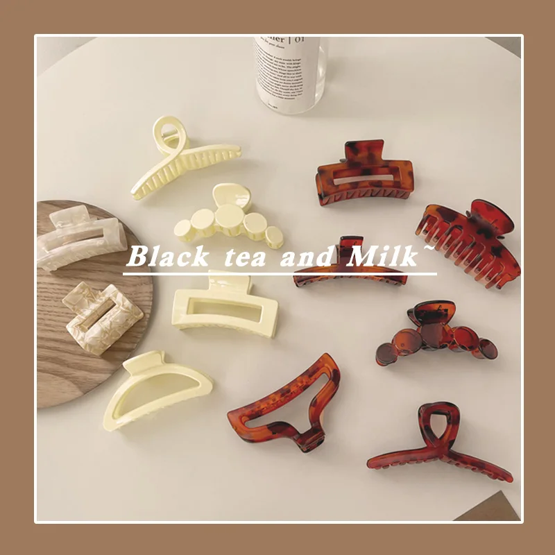 Темпераментная заколка в виде акулы зажим для задней головки корейский большой