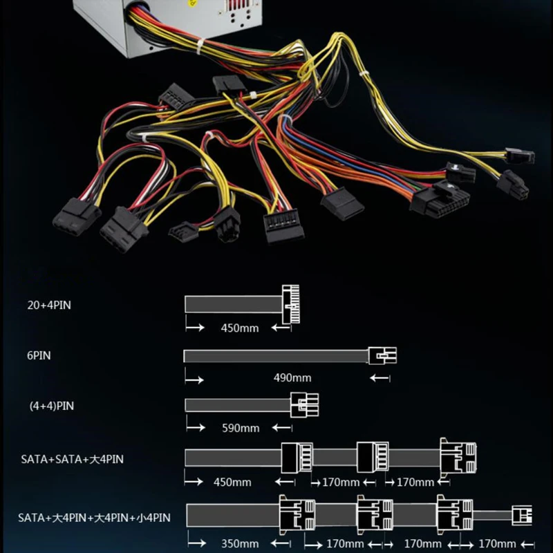 Новый оригинальный блок питания для Huntkey бренд Intel I5 AMD A8 A6 HD7770 GTX650Ti GTX550Ti 300W Питание