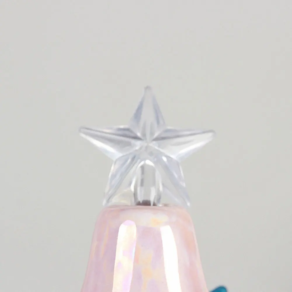 

Mini Decorated Christmas Tree Light Tabletop Christmas Festival Ceramic Decoration 1pc