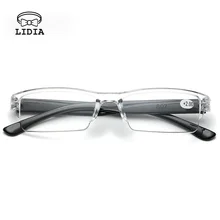 Portable Ultra Light Reading Glasses Degree +1+1.5+2+2.5+3+3.5+4 for Male Female Presbyopic Eyeglasses Small Square Eyewear