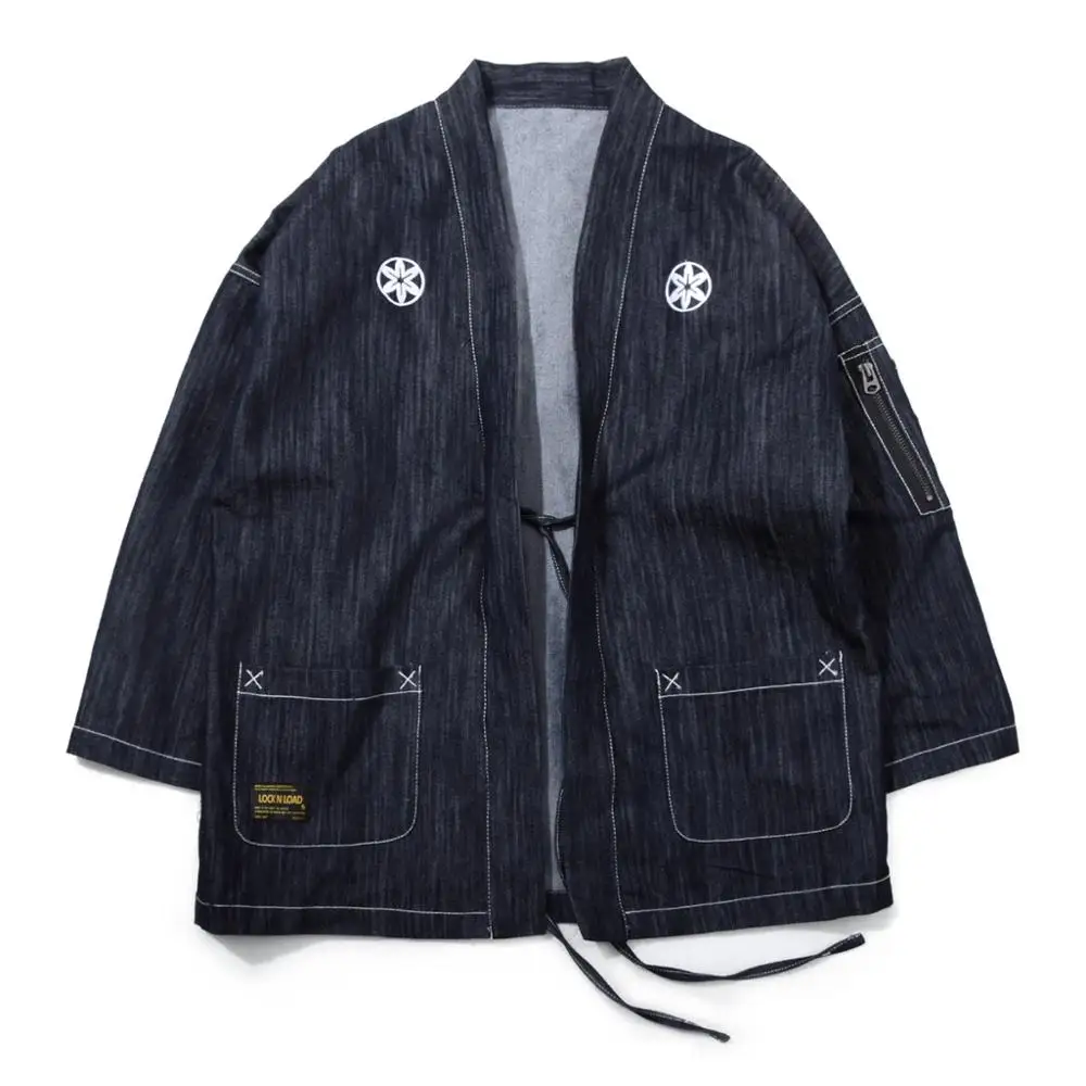 Кимоно-куртка в японском стиле techwear darkwear уличная одежда harajuku | Мужская