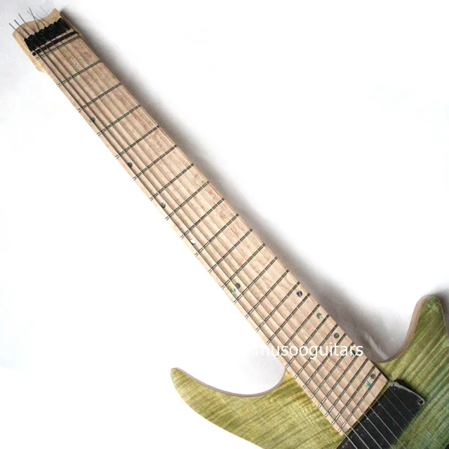 Бренд Musoo электрическая гитара с безголовым ладом 8 струн|Электрогитара| |