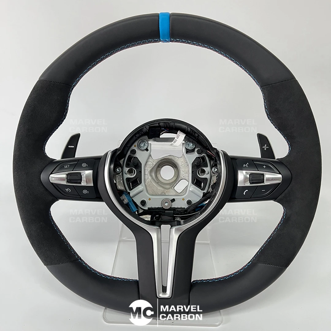 

Рулевое колесо из 100% натурального углеродного волокна для BMW F87 M2 F80 M3 F82 F83 F15 F34 F20 F21 F25 X5