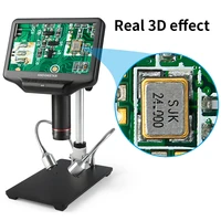 andonstar ad407 hdmi microscope 270x with 4mp uhd and 7 inch adjustable lcd screen usb video microscopes for phone repairing smt