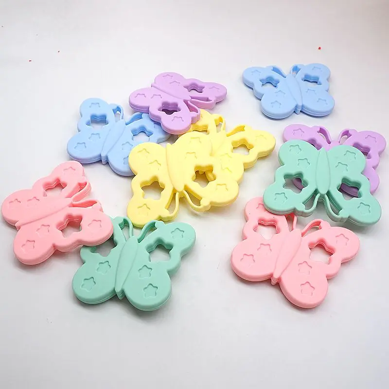 Chenkai 10 шт. не содержит Бисфенол А силиконовый Прорезыватель для зубов в форме