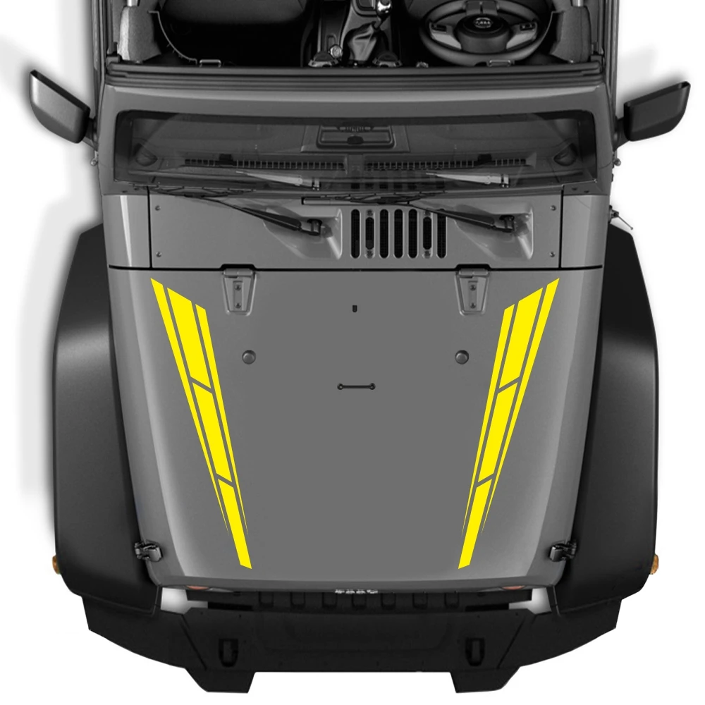 1 пара автомобильных наклеек гоночная спортивная полоса наклейка на капот