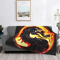 mortal kombat series accessories blanket bedspread bed plaid duvets bed covers plaids and covers