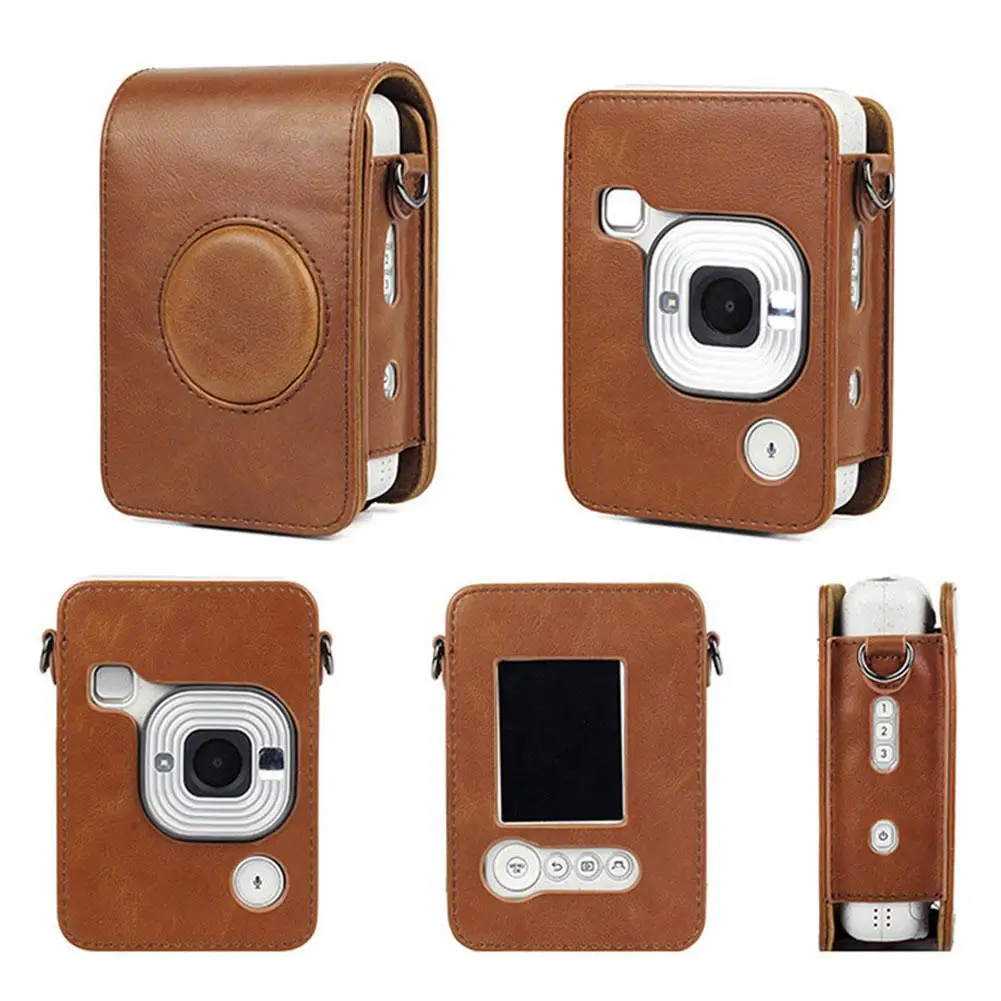Новейший дорожный чехол из искусственной кожи в стиле ретро замена для Fujifilm Instax