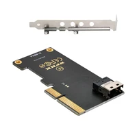 ngff pci e 4x to sff 8654 to u 2 u2 kit sff 8639 to slimline sas nvme pcie ssd adapter for mainboard