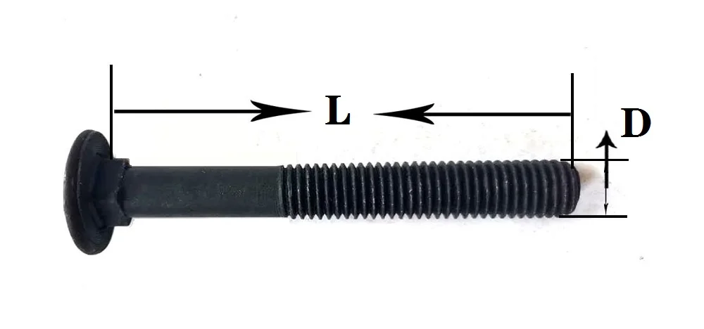 2-20 шт. черные стальные винты-каретки | Обустройство дома