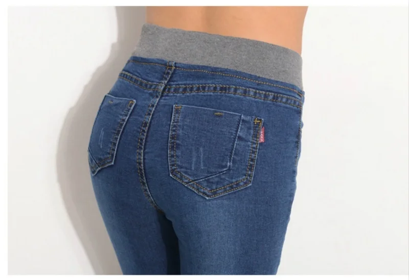 Джинсы с высокой талией женские модные Свободные повседневные ковбойские штаны