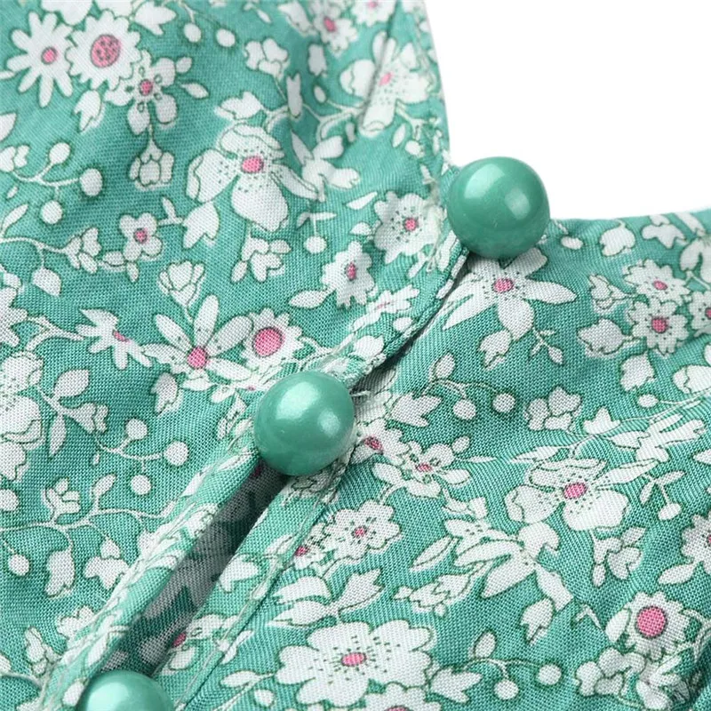 

New Women Summer Dress Sexy Deep V Neck Casual Sling Sleeveless Dress Lady Floral Ruffle Mini Print Slip Ruffles Dress