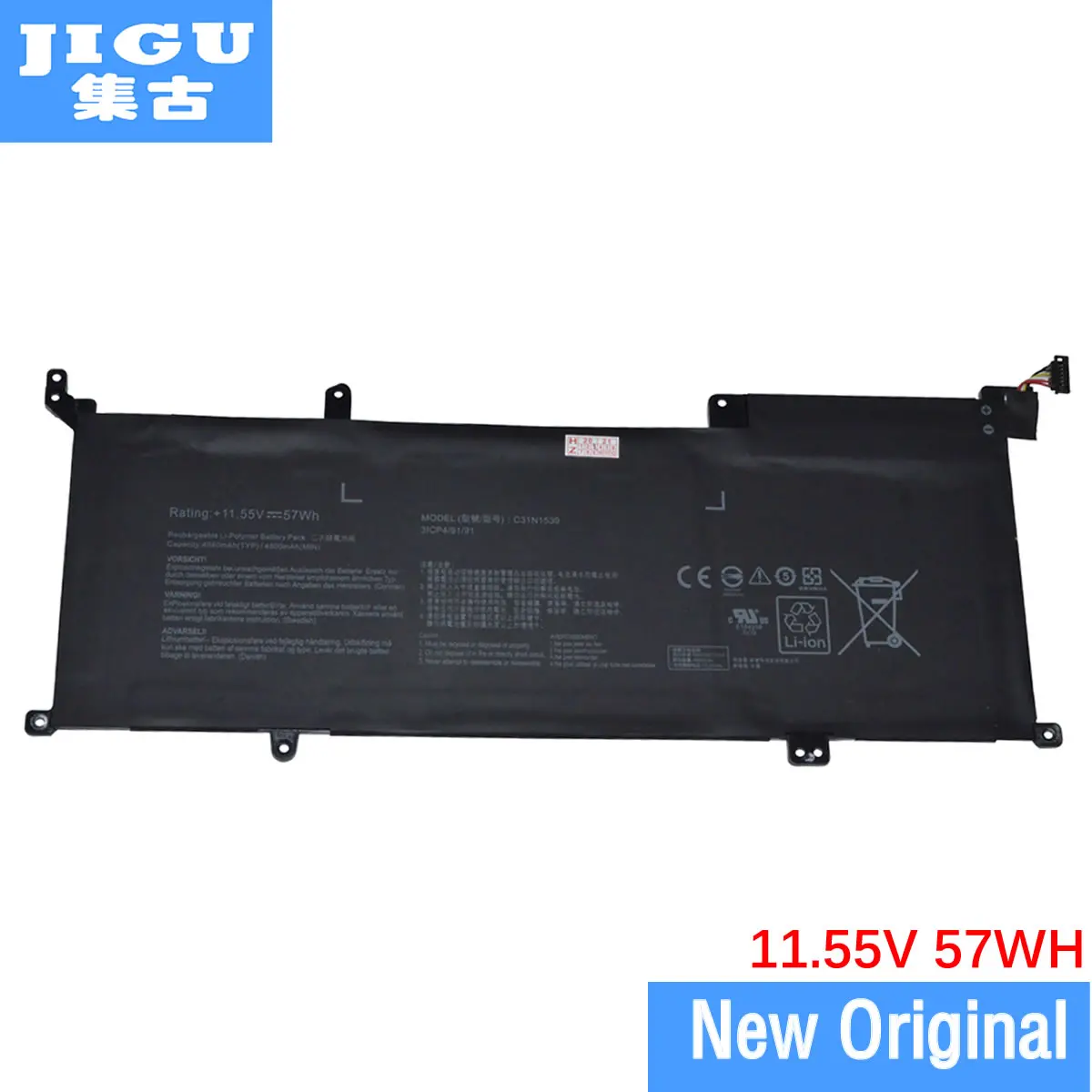 Оригинальный аккумулятор JIGU для ноутбука 0B200 01180200 C31N1539 ASUS UX305UAB 11 55 в