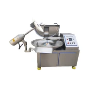 80l automatic vegetable meat mixing cutting chopping machine meat bowl cutter mixer