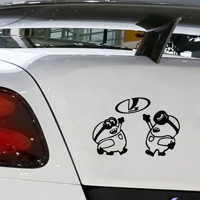 Мультяшные наклейки для автомобилей 3d виниловая автомобильная пленка