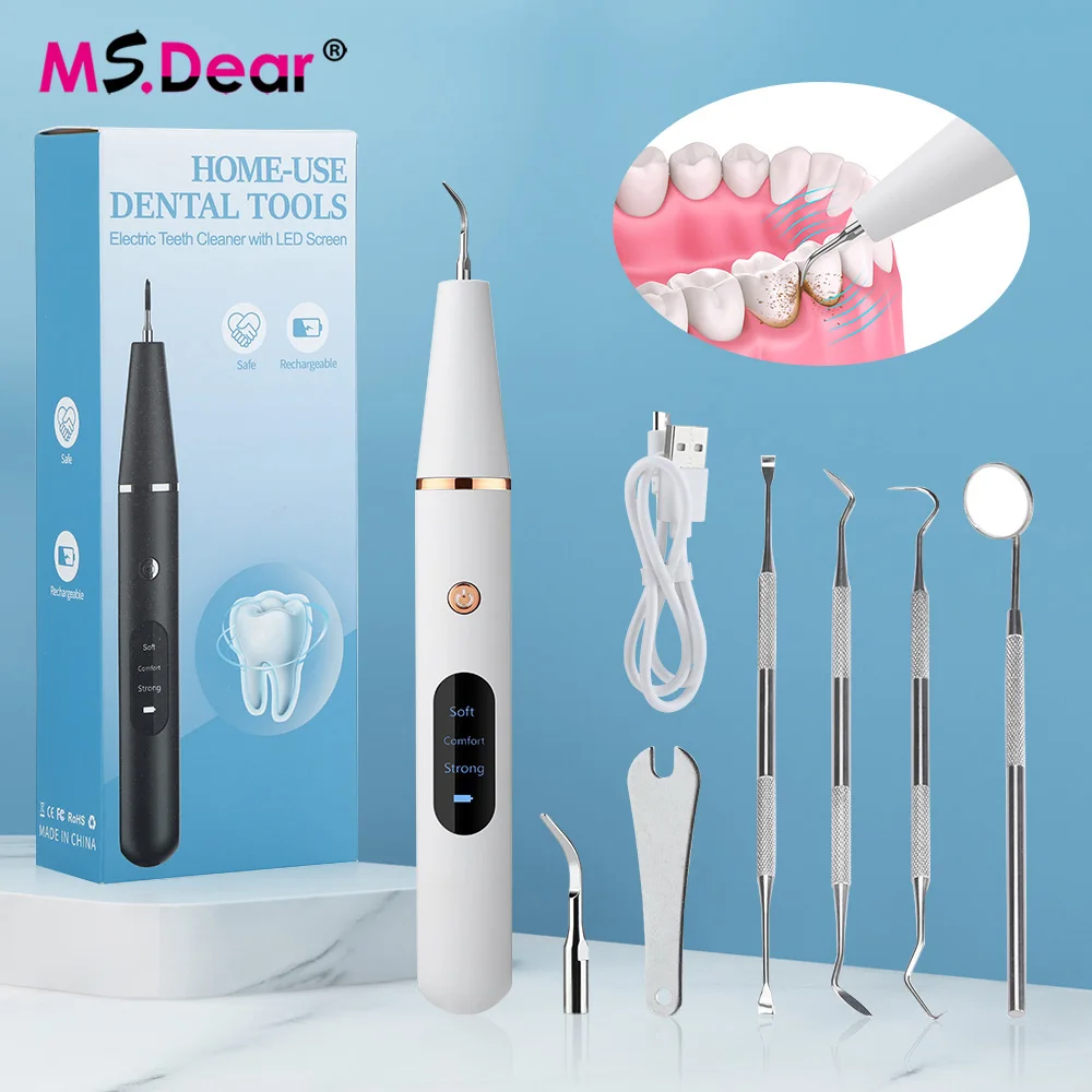 

Electric Sonic Dental Calculus Scaler Oral Teeth Irrigator Tartar Calculus Remover Plaque Stains Cleaner Remova Teeth Whitening