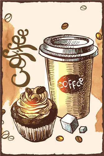

Metal Tin Sign coffee Pub Home Vintage Retro Poster Cafe ART