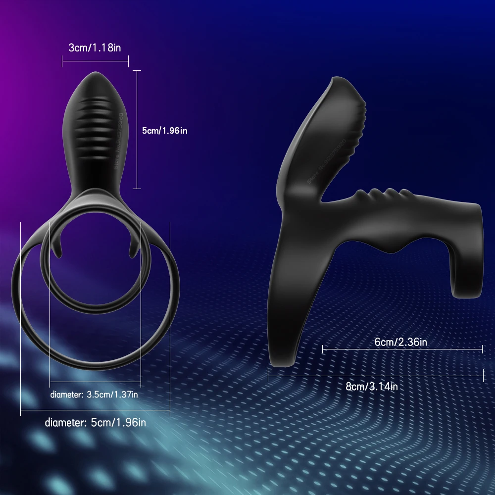 Вибратор кольцо на пенис для взрослых мужчин Задержка эякуляции Пояс верности