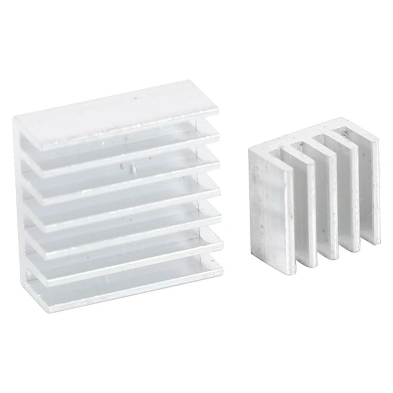 

15 PCS One Set Aluminum Heatsink Cooler Adhesive Kit Sink for Cooling Raspberry Pi 4 heatsink