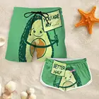 Симпатичные Шорты CLOOCL для пар с авокадо, модные повседневные шорты с 3D принтом для мужчин и женщин, пляжные шорты для пар, Прямая поставка