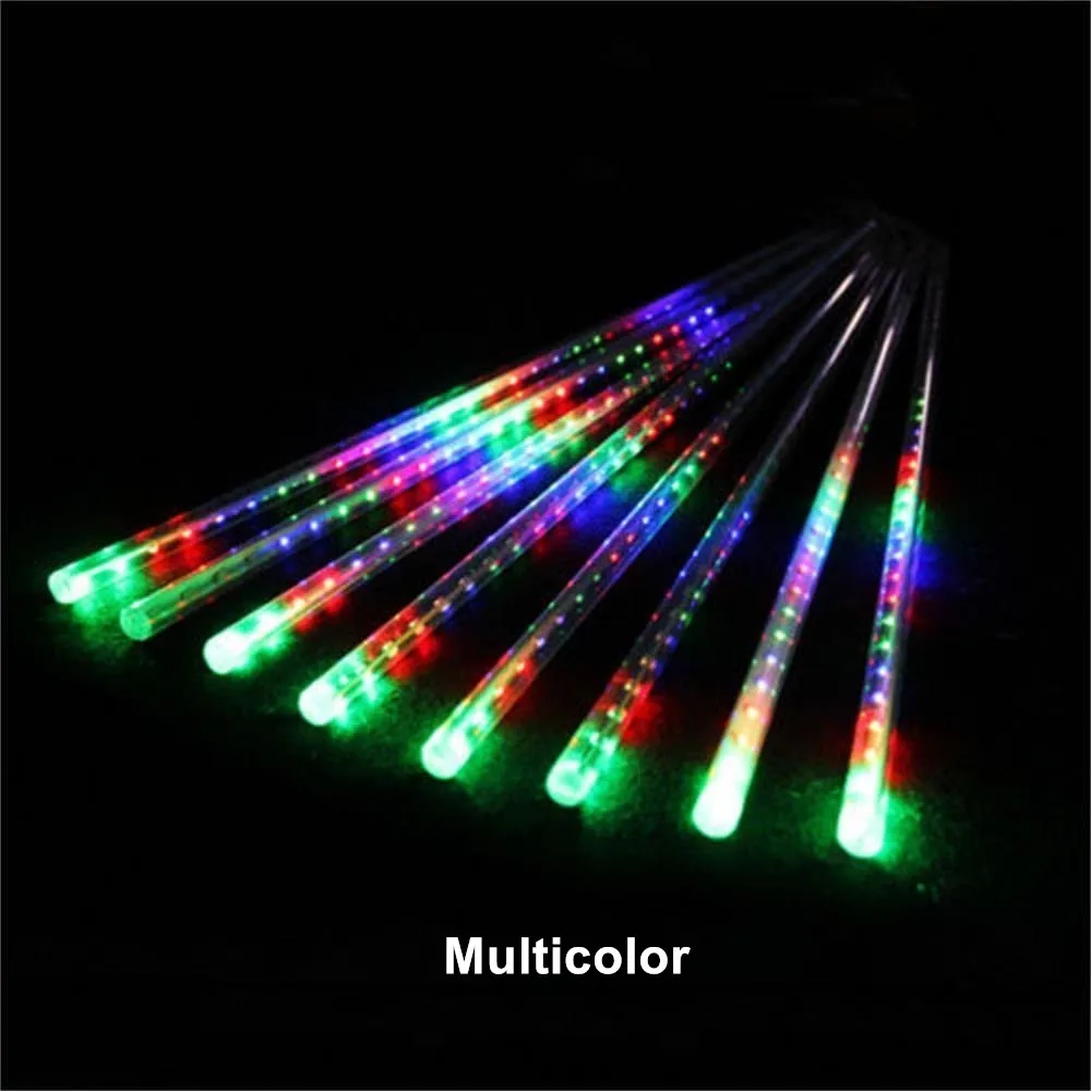 Светодиодный светильник метеоритный дождь s падающий 30 см 8 трубок уличный