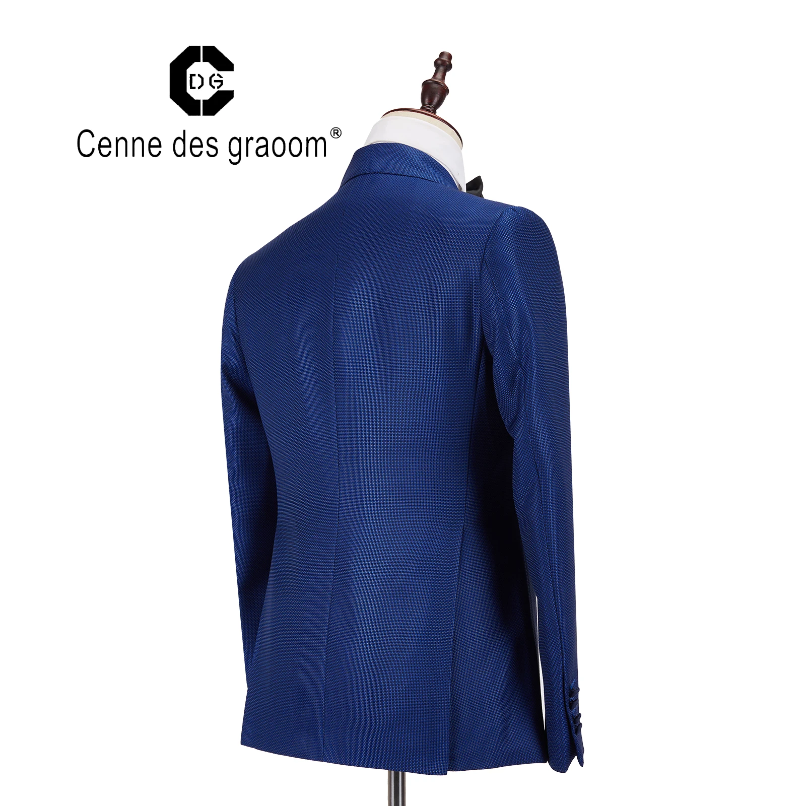 Cenne Des Graoom новый мужской костюм блейзера и штанов сделанный на заказ 2 шт плед
