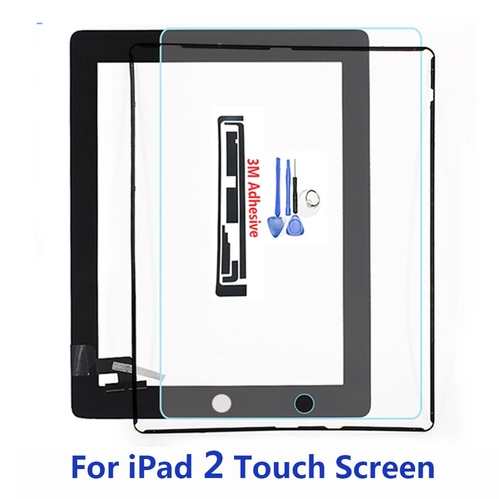 Сенсорный экран планшета для iPad2 A1395 A1396 A1397 дигитайзер передняя панель сменный