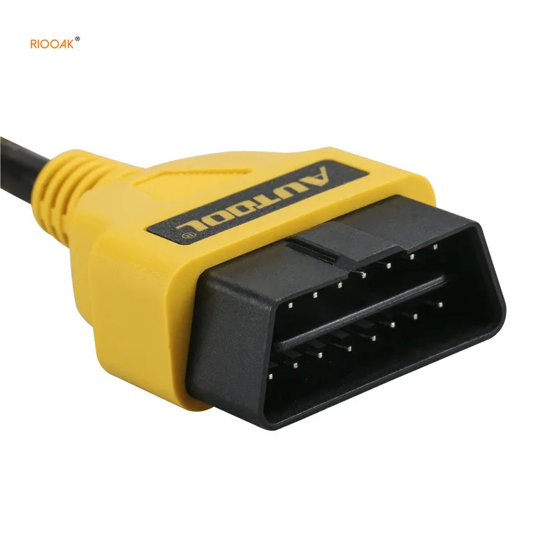 Автомобильный Удлинительный кабель RIOOAK 14 см OBD2 для Launch IDIAG/Easydiag/Pro/Pro3/V/GOLO/Mdiag/ELM327