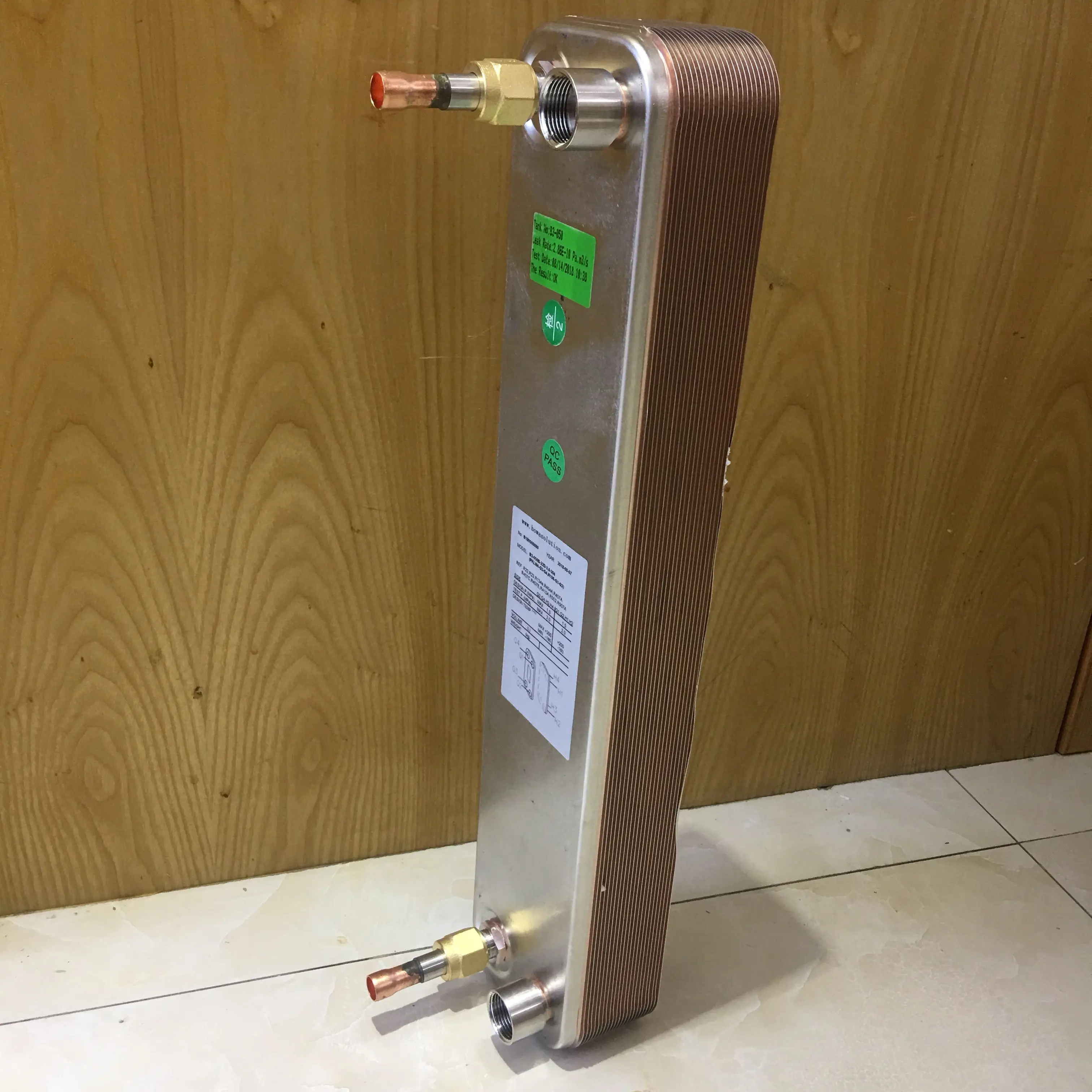 B3-050-18 PHE работает как 15KW R410a конденсатор и 5.5KW R407c конденсатор в компактном размере тепловой насос водонагреватели и Чиллеры