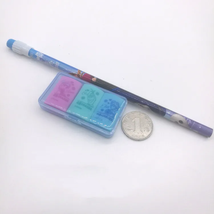 Замороженные коробки милый резиновый Дисней живопись и письма инструменты