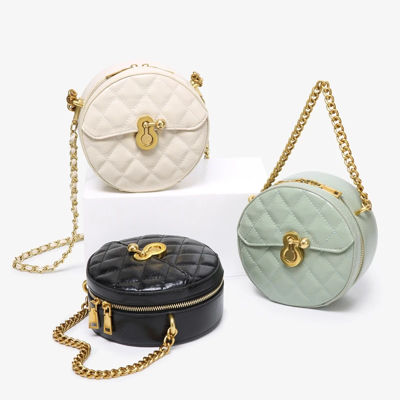 

2020 Summer Fashion Casual Women Bag Small Round Crossbody Bag Handbag Ladies Purse Over The Shouder