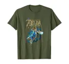 Футболка с логотипом Zelda Breath Of The Wild Link Arch Shot