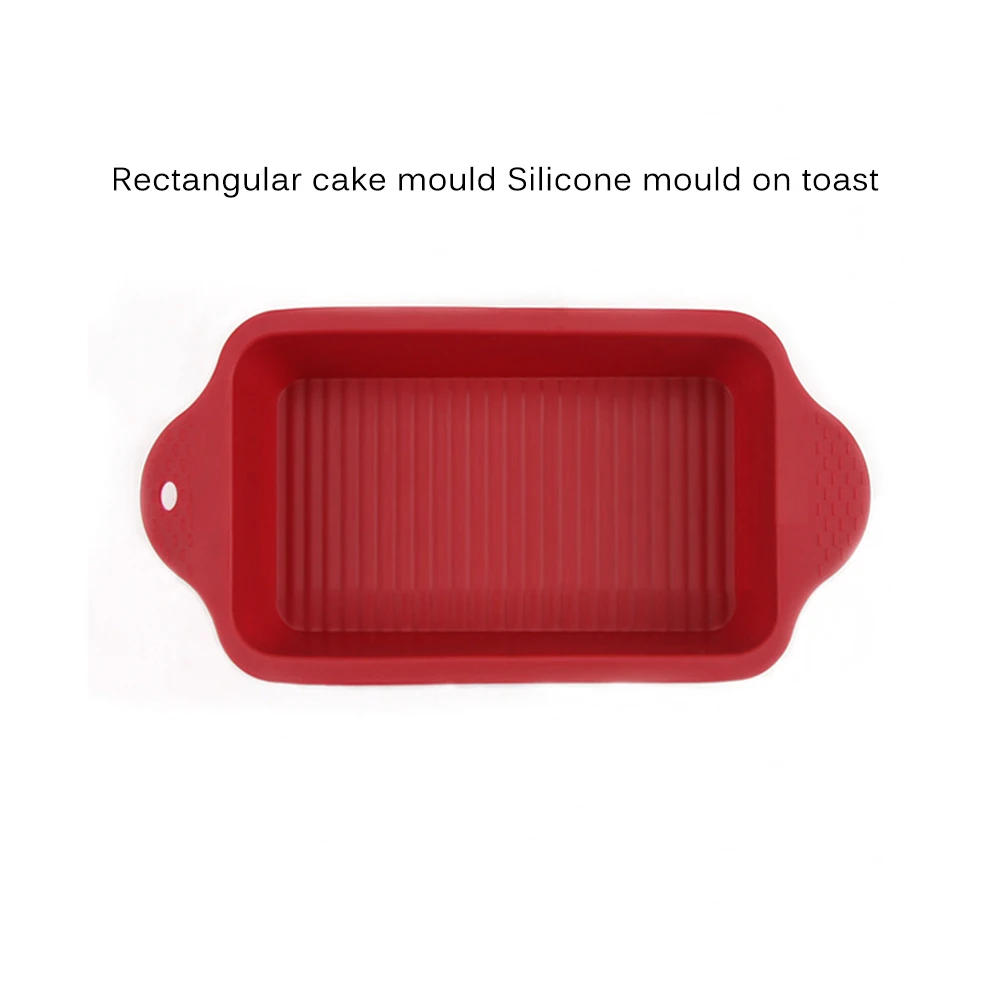 

Kitchen Layered Cake Mold Round Shape Rectangular Silicone Bread Pan Toast Bread Mold Cake Tray Mould Non-Stick Baking Tools