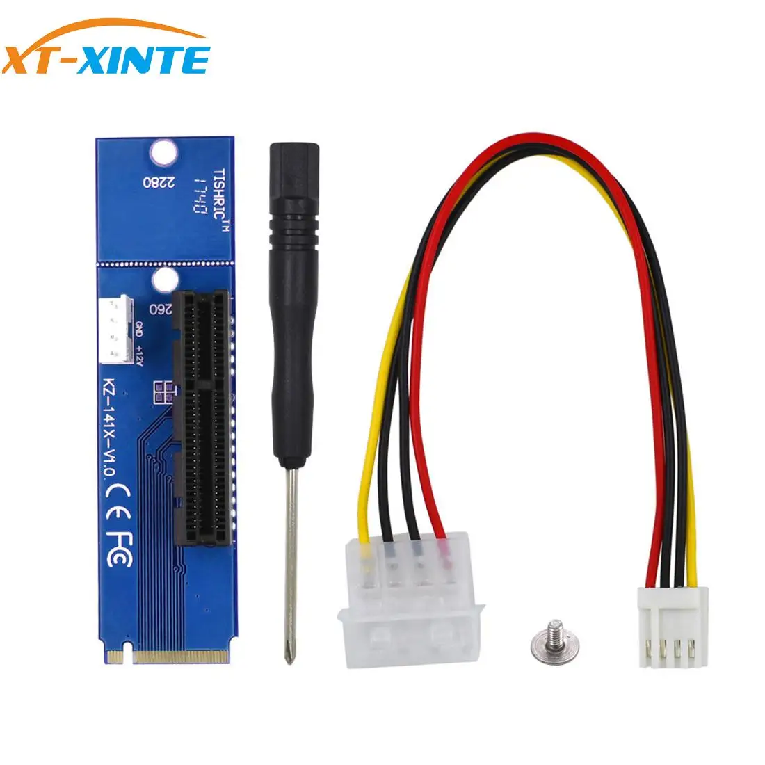 XT XINTE для NGFF M.2 к PCI E 4x 1x адаптер переходных карт M2 PCIE X4 X1 конвертер майнинга Bitcoin