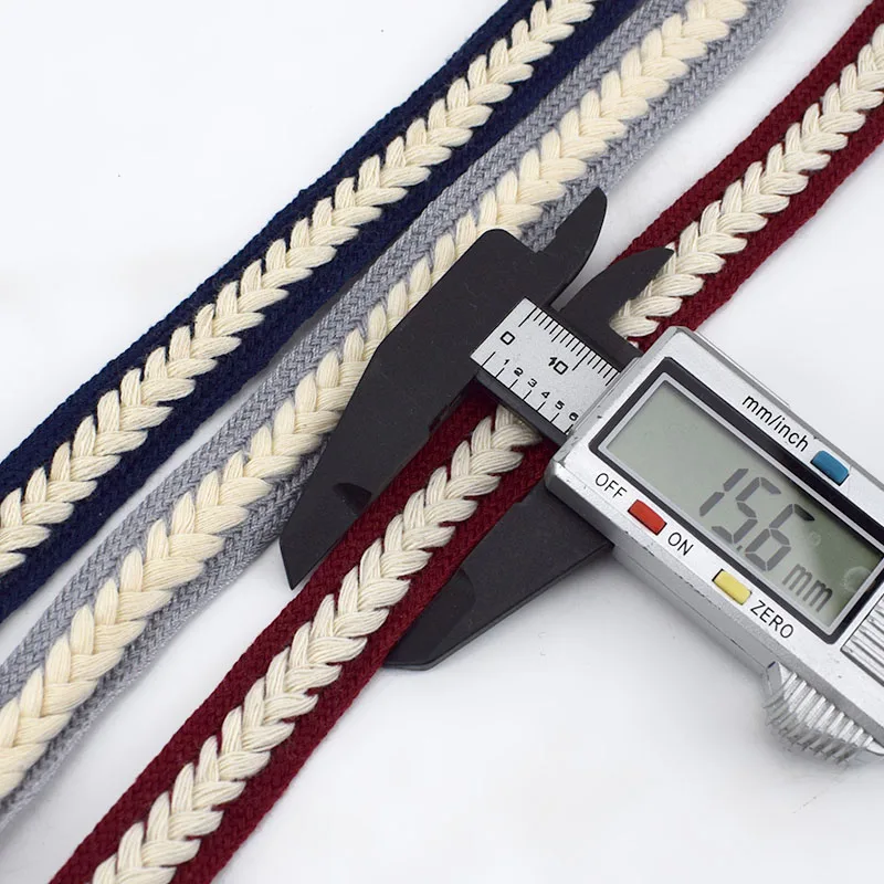 Meetee 9 ярдов 1 5 см тесьма хлопок cкручивание плетение волос Twist Weaving лента кружевное