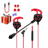 g9 3 55mm gaming earphone with microphone headset for iphone samsung laptops smart phone computer adapter cable headphones