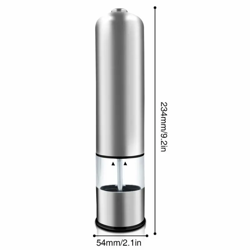 Electric Salt Spice Herb Pepper Grinder Mills Black And Grinders Mill Kitchen Tool | Дом и сад