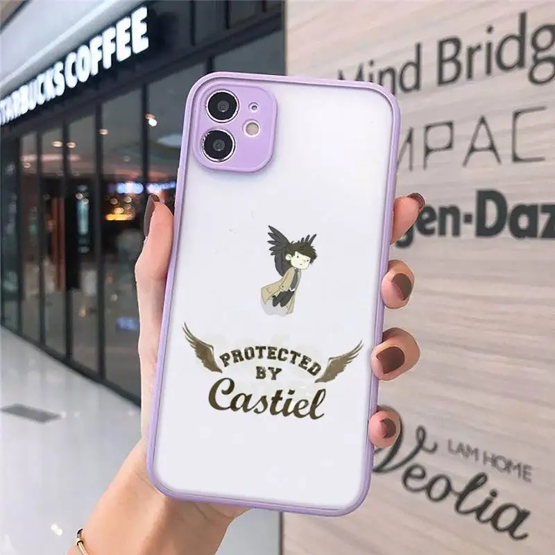 

Supernatural Jared Padalecki tv show Phone Case matte transparent For iphone 7 8 11 12 plus mini x xs xr pro max cover